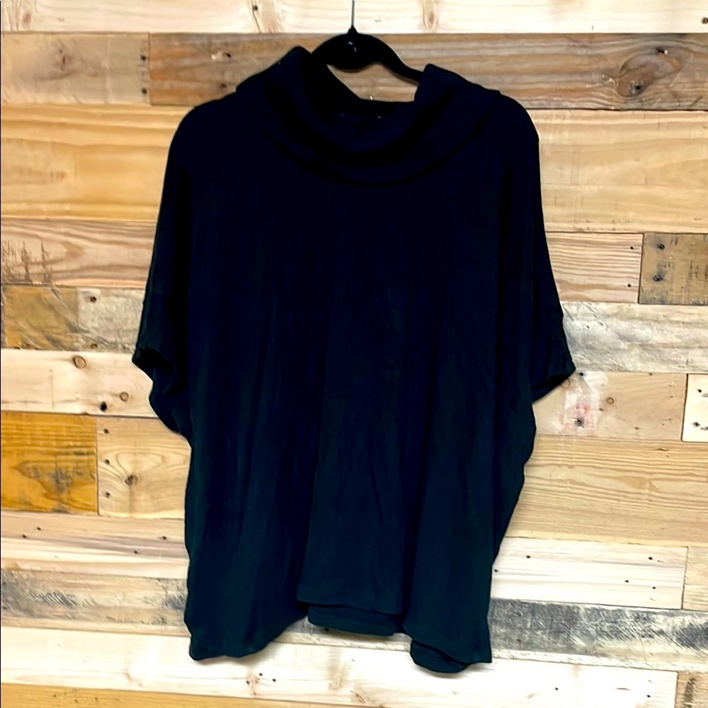 Banana Republic size XS/S Black Cowl Neck Oversized Soft Medium Weight Sweater